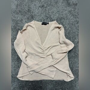 Pretty Little Thing Women’s Cream Top (6)